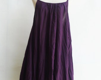 D10, Swan Purple Cotton Dress, violet sundress