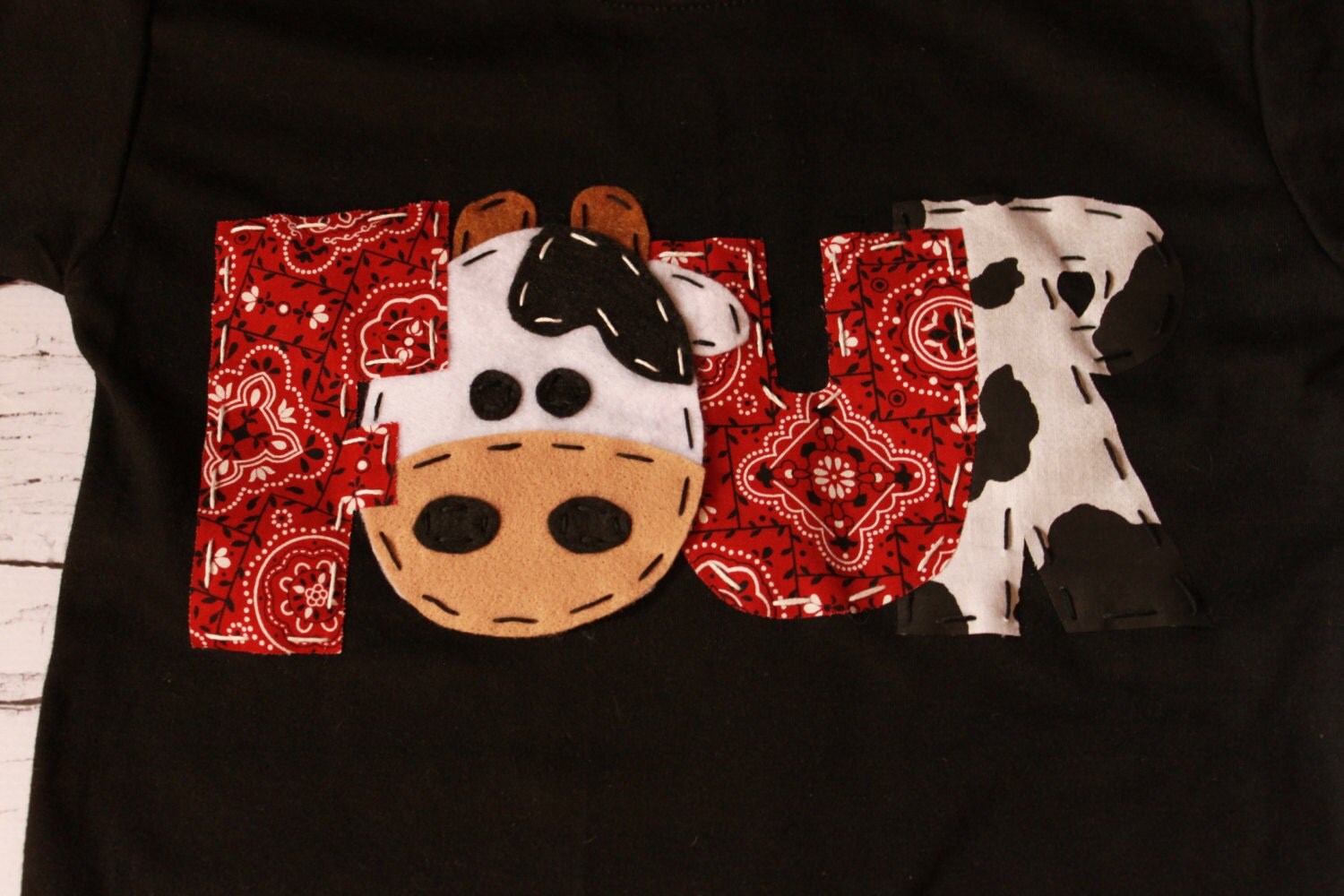 Barnyard birthday // Cow birthday shirt // one // cow // 1st