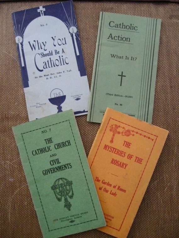 Catholic Pamphlets Our Sunday Visitor Press By Inspiredsalvage