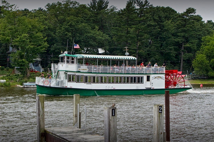 The Large PaddleWheel Boat Star of Saugatuck on the Kalamazoo