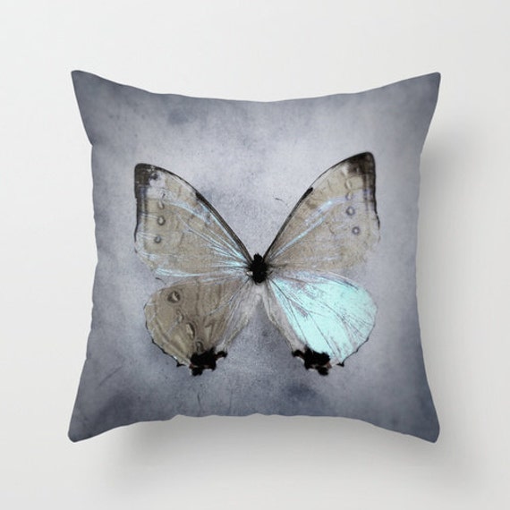 Items similar to Butterfly pillow case, Nature Photography, butterfly ...