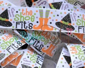 NEW If the Shoe Fits glitter 7/8" grosgrain ribbon- Halloween NEW Il_170x135