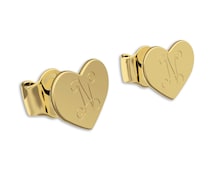 14k gold monogram earrings earring bridesmaids initial letter gift popular items ized personal