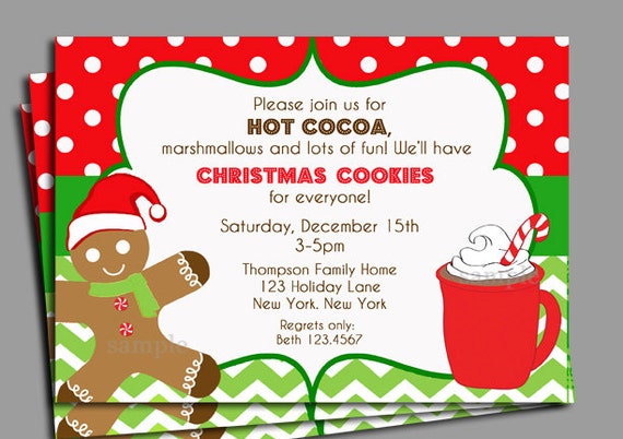 Christmas Cookie Decorating Party Invitations Free 10