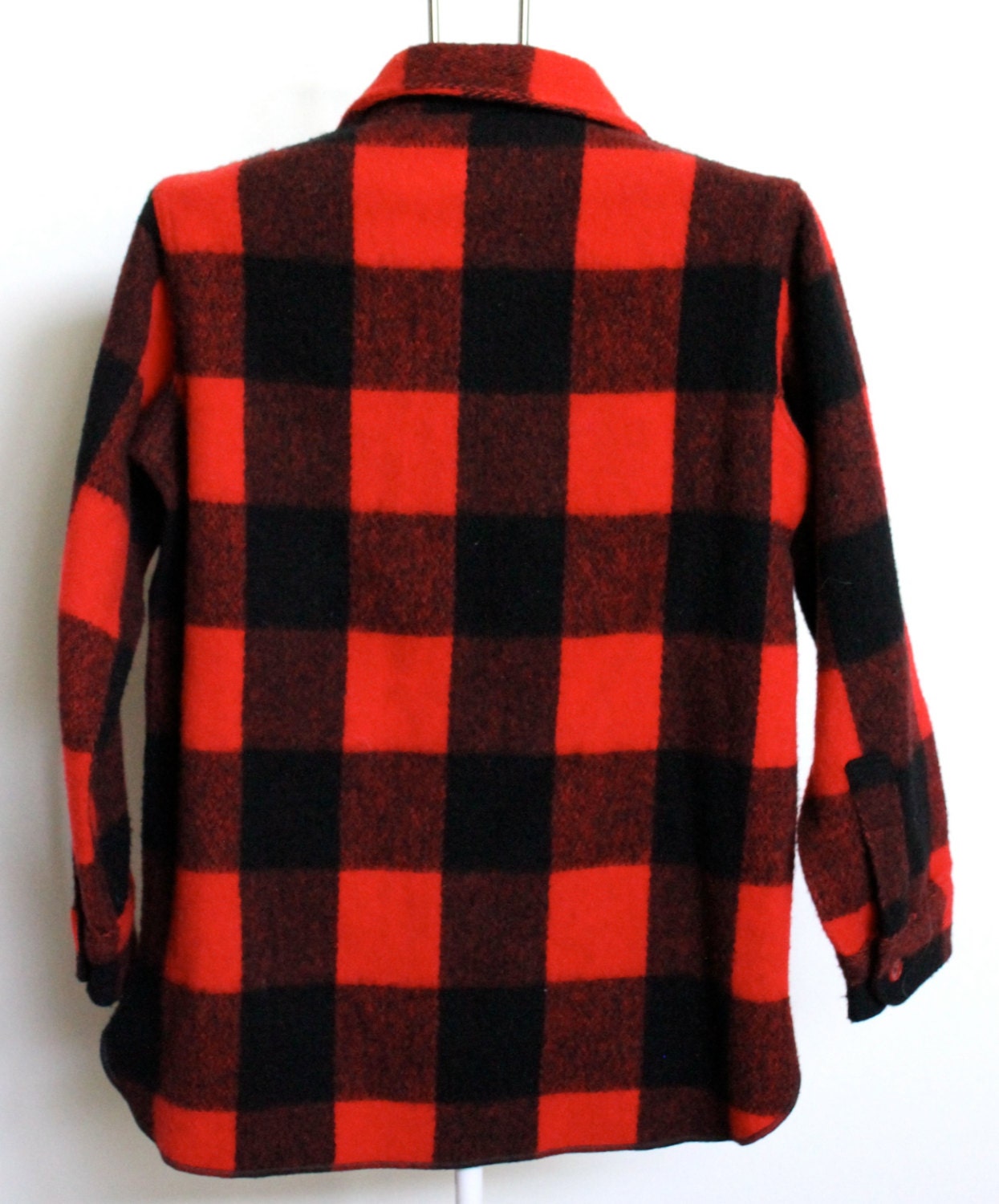 Woolrich Buffalo Plaid Flannel Shirt Jacket Mens Medium