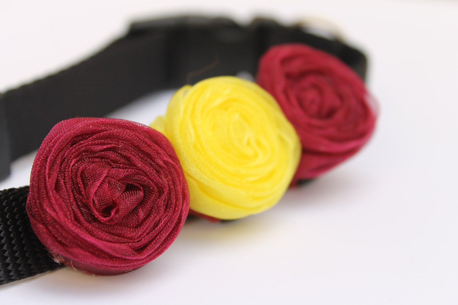 Dog Collar Bow College Football Team Colors