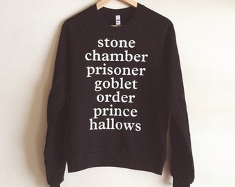 Books lowercase Sweatshirt - inspired Harry Potter Sweatshirt - by So Effing Cute