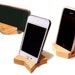 Heart / Star / Octagan Wood Stand for iPhone, iPad, Galaxy S, Galaxy Tab, Galaxy Note, cell phone, gadget - Solid Oak Dock - Ready to ship