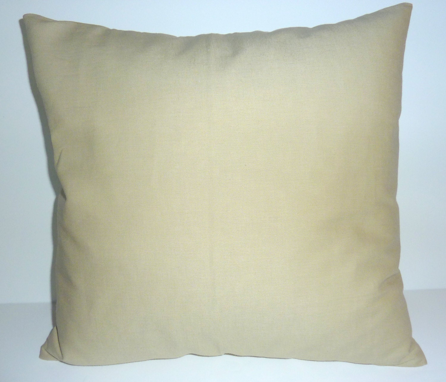 Light Tan Pillow Cover Accent Throw 3 sizes