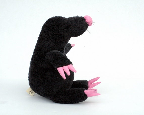 Black Mole Plushie stuffed toy for children Soft Plush