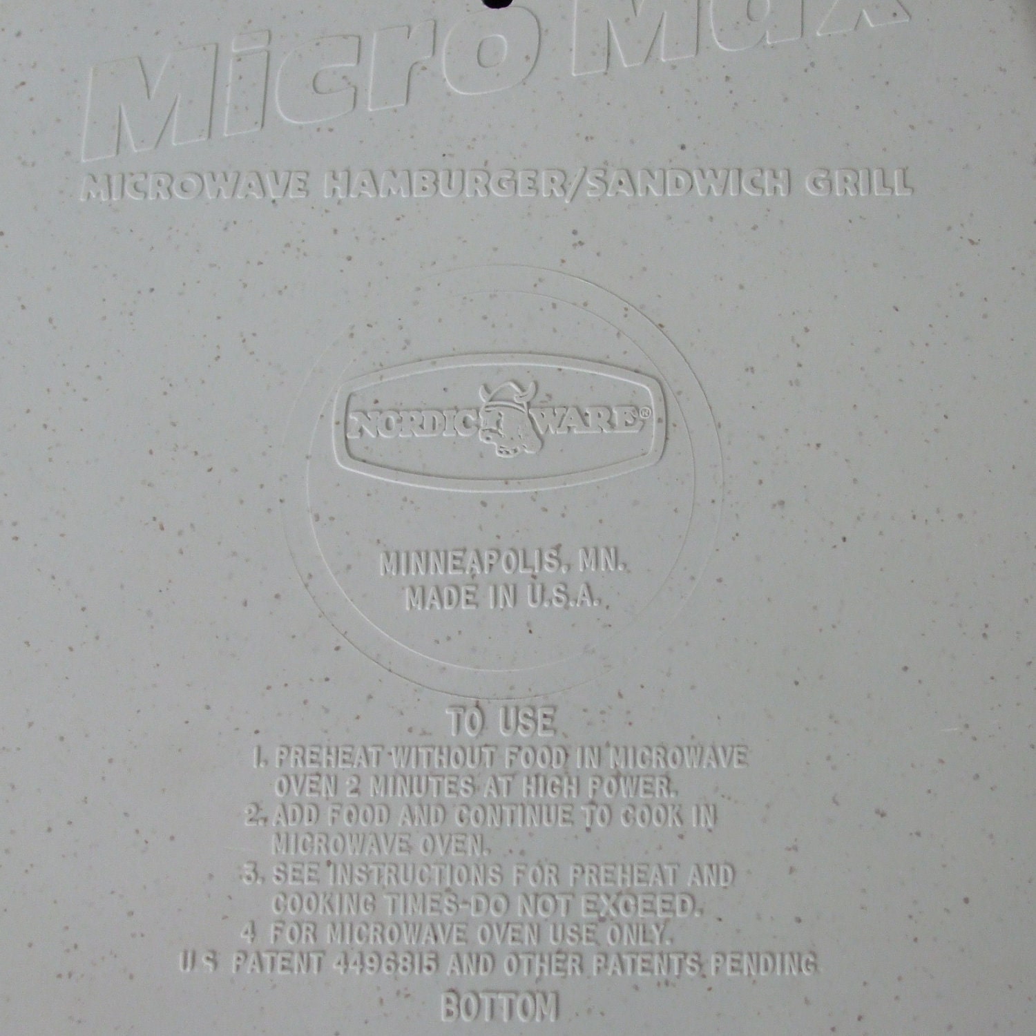 Nordicware MicroMax Microwave Grill / Sandwich Cooker