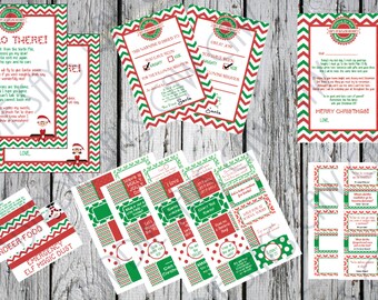 SALE!! Elf Welcome Back Letter Instant Download Printable DIY Pack Elf Kit