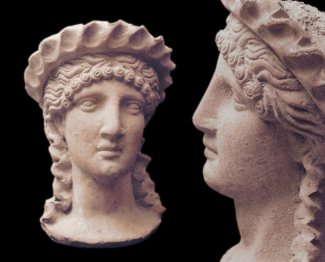 Portrait Bust Of Hera The Greek Goddess. A Classic by TonyArmato