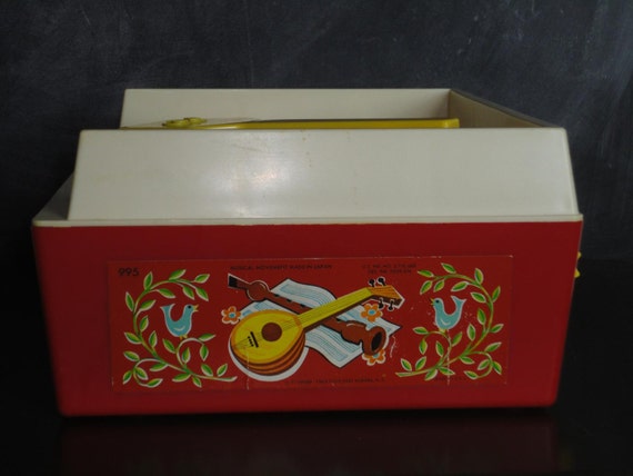 classic music box record player