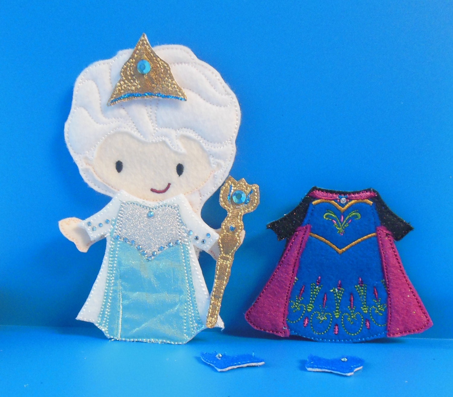 elsa felt doll