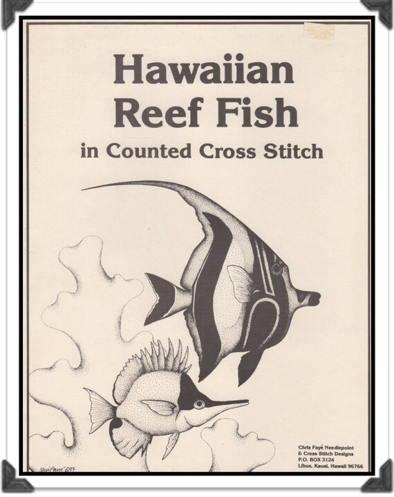 Hawaiian REEF FISH in Counted Cross Stitch Designs by Chris