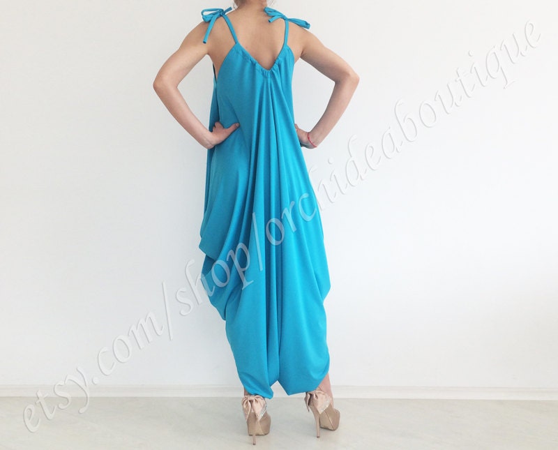 jumpsuit dress oversized plus size Ocean blues BALI turquoise