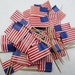 Set of 60 American Flag Picks... Party, Cupcake, Barbecue, Sandwich Picks...NEW SUPPLY