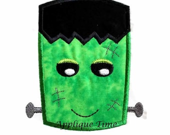 Instant Download Frankenstein Embroidery Applique Design 4x4, 5x7 and 6x10