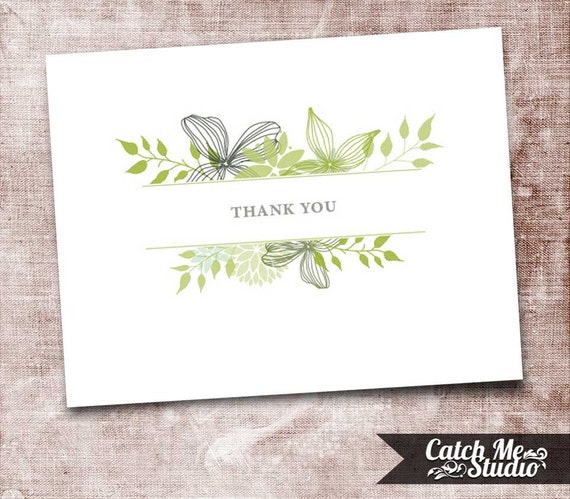 Items similar to Printable Thank You Card on Etsy