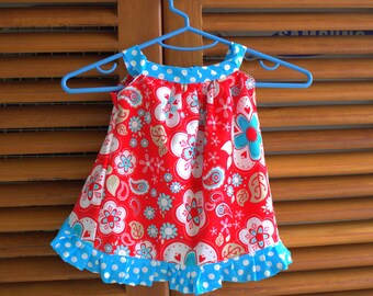Pinafore Sewing Pattern, Baby, Toddler Girl's Sewing Pattern, Newborn to 4 Years