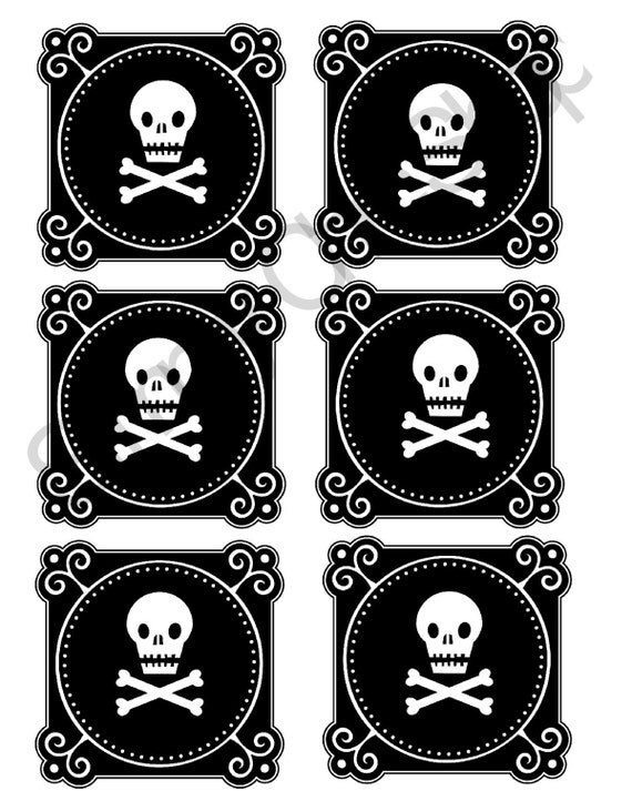 INSTANT DOWNLOAD- Poinson labels, Halloween Drink labels, Printables,Die Cuts, tags, Invitations, Cards, Digital Frames Il_570xn