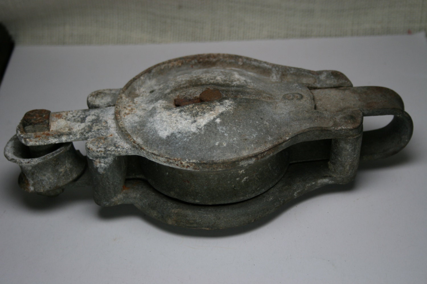 Vintage Metal Pulley Industrial from csforevervintage on Etsy Studio