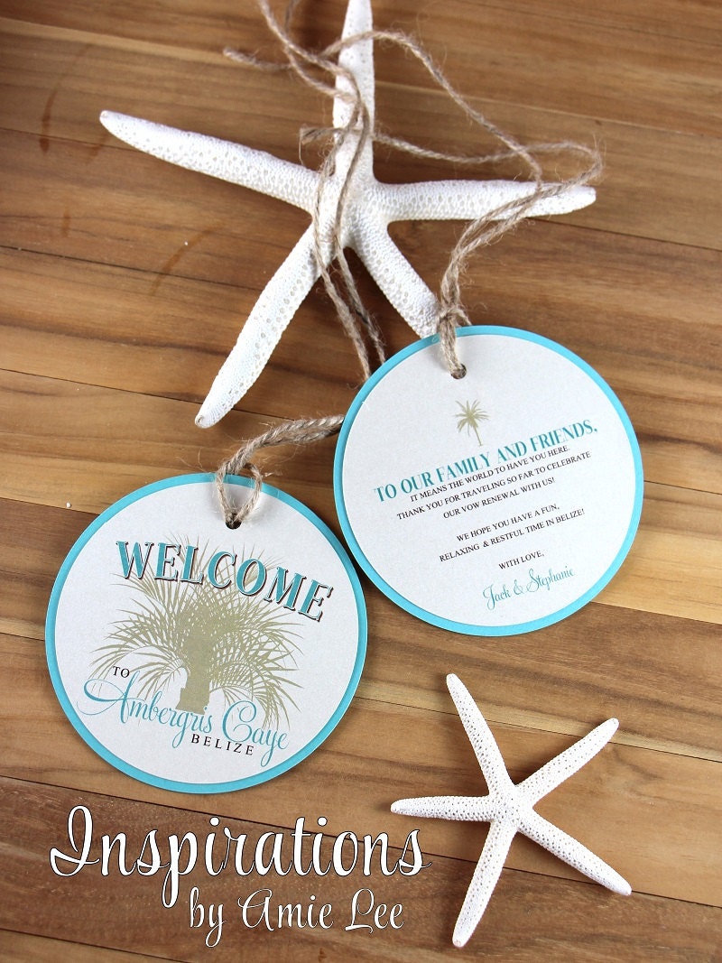 Welcome Bag Tags