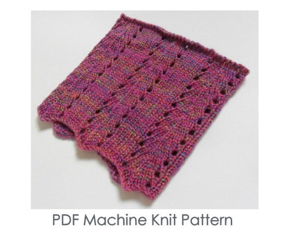Items similar to Chunky Machine Pattern - Chunky Cowl - Machine Knitting Patt...