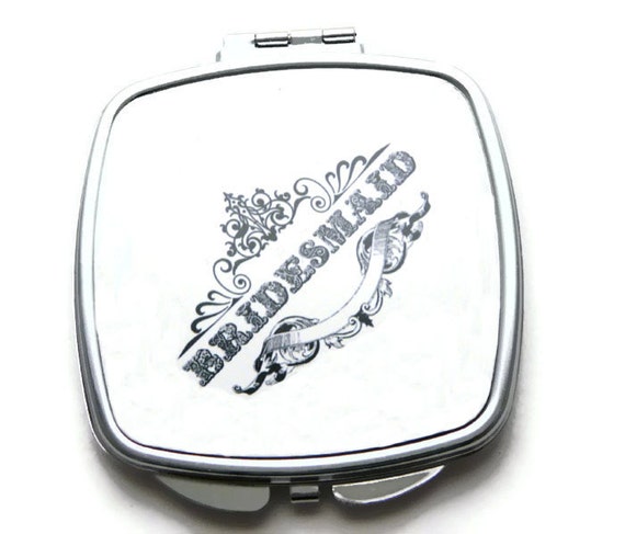 Bridesmaid Compact Mirror Gifts for Bridesmaids by missbohemia