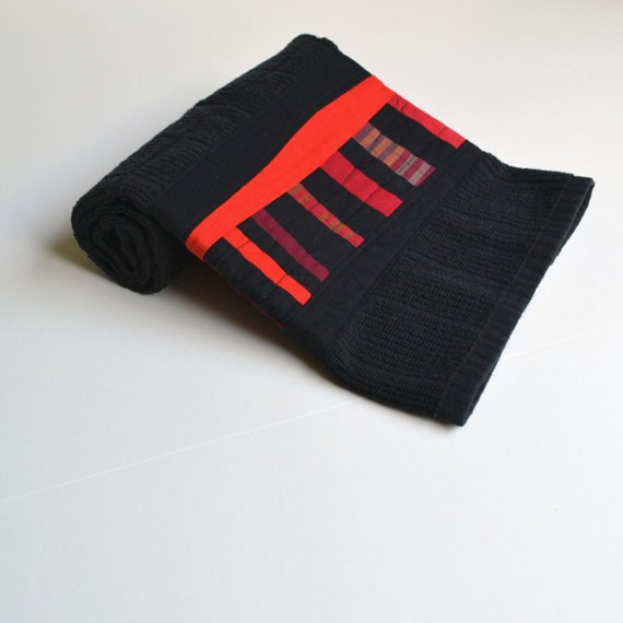 Black Kitchen Towel Modern Kitchen Towel Black by TwiggyandOpal