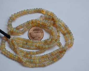Ethiopian Opal Rondelle Smooth
