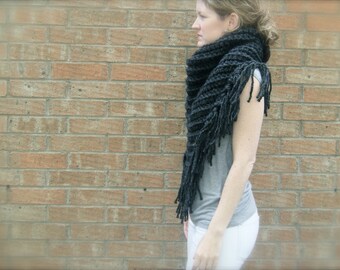 2 Crochet Patterns: Infinity Scarf cowl super bulky chunky