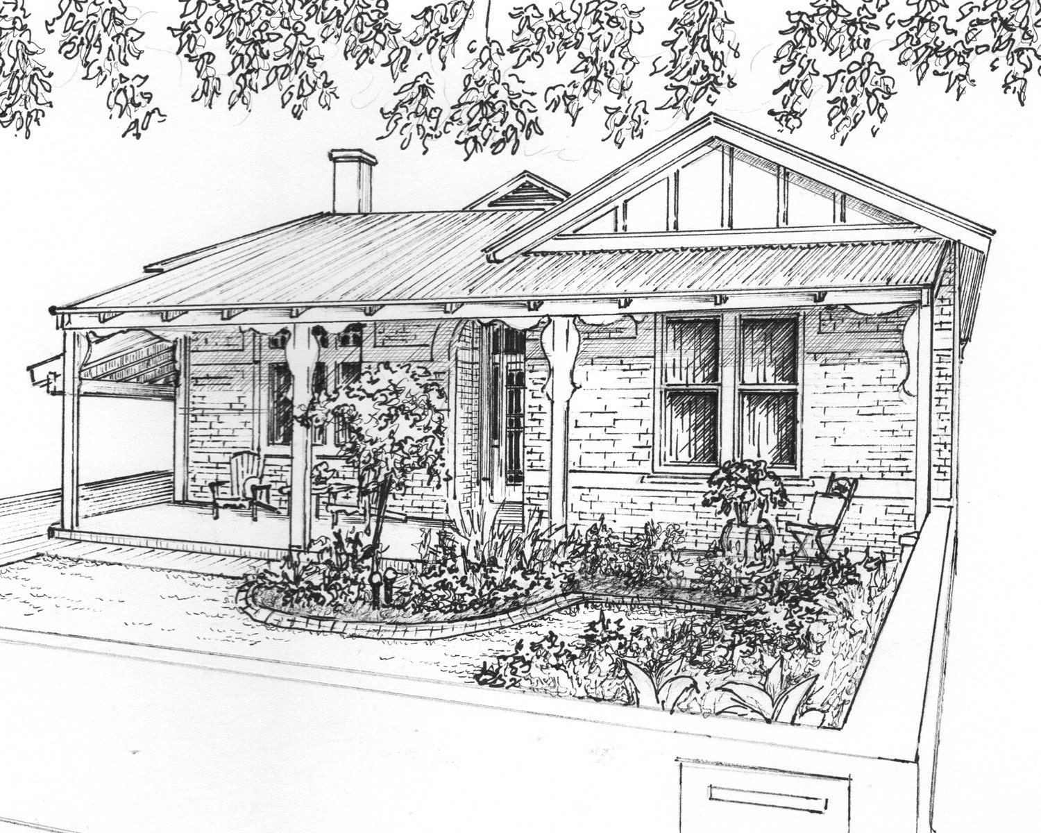 Top 20+ House Exterior Sketch