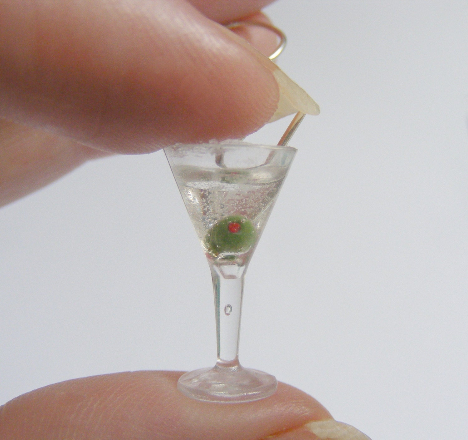 Food Jewelry Vodka Martini Cocktail Earrings Vodka Earrings