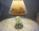 Cat Table Lamp on Over Stuffed Chair /Cat Lovers Gift idea ? NOT INCLUDED In Coupon  Or Sale