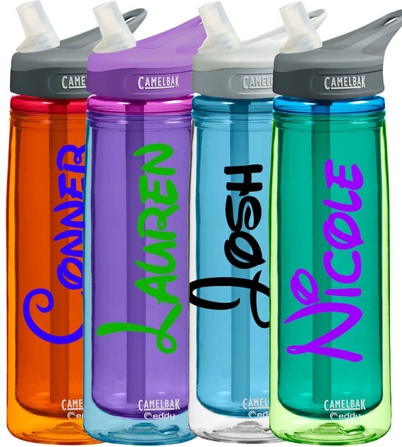 DIY DISNEY Personalized Water Bottle Decal by adamsvinyl on Etsy