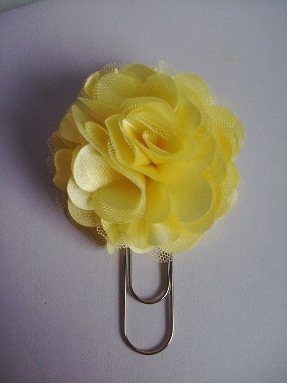 Paperclip - Flower Paperclip - Giant Paperclip - Bookmark - Jumbo Paperclip
