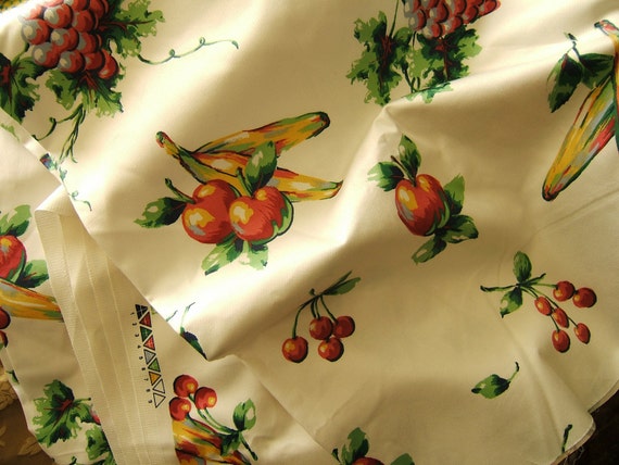 cheap kitchen curtains fruit design