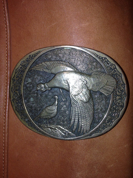 Turkey Solid Brass Belt Buckle Award Design Medals