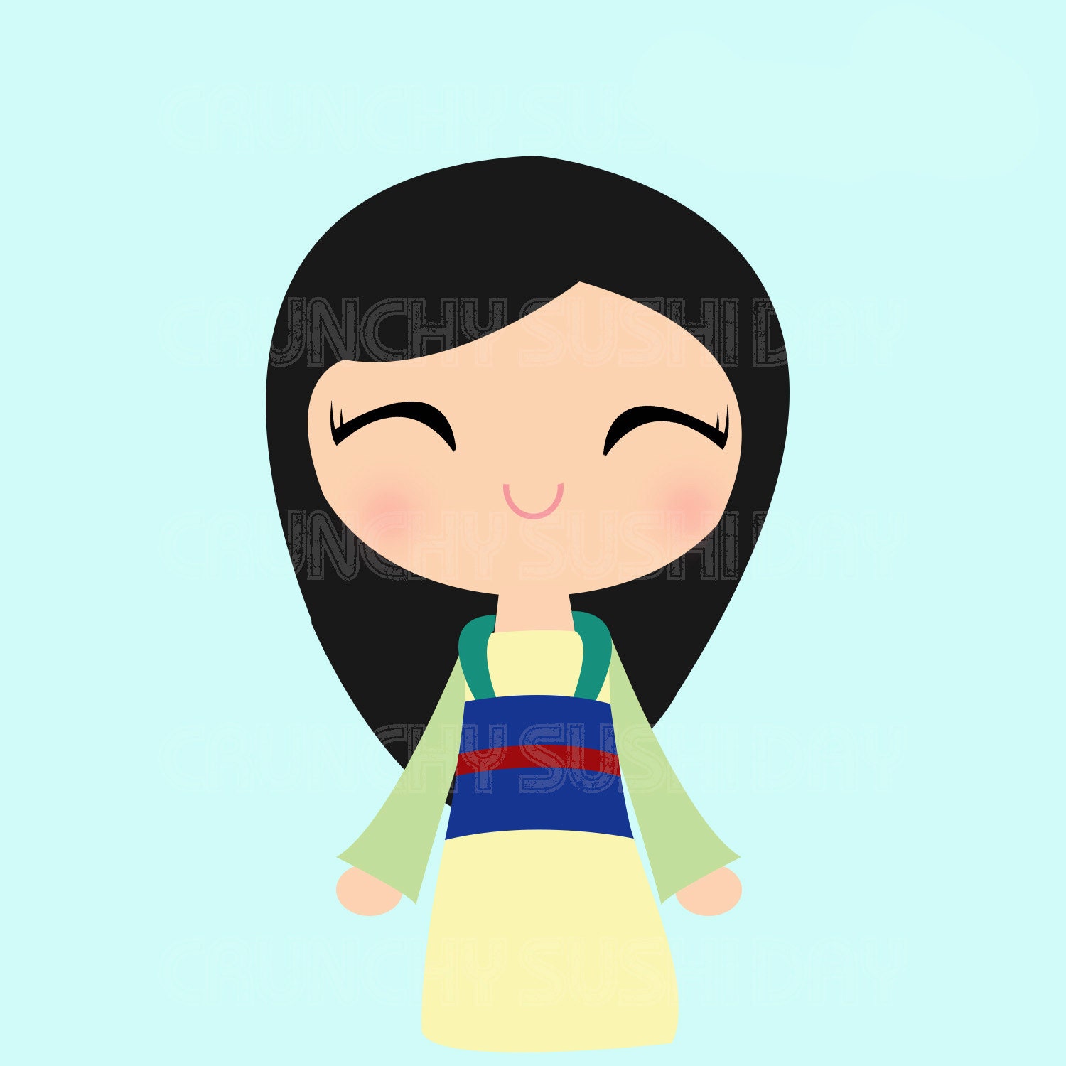 Disney Princess Mulan Chibi