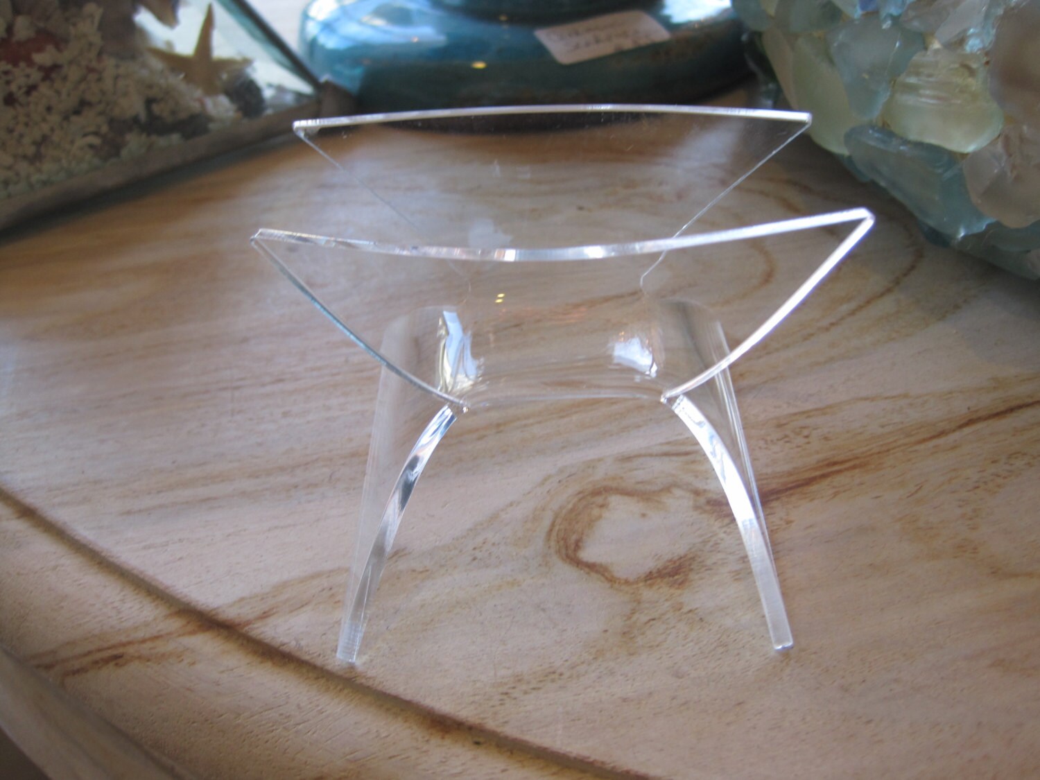 Beach Decor Seashell Stand Nautical Decor Nautilus Stand