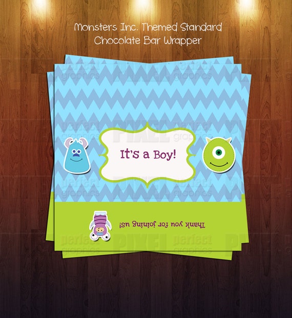 Monsters Inc. Themed Standard Chocolate by PixelPerfectGraphics