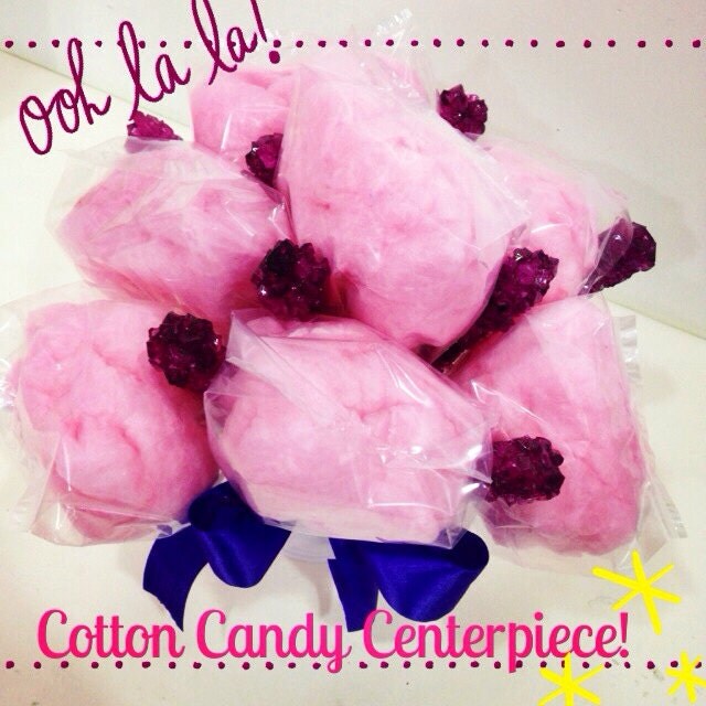 Cotton Candy Bouquet Arrangement Gift Assorted Cotton Candy
