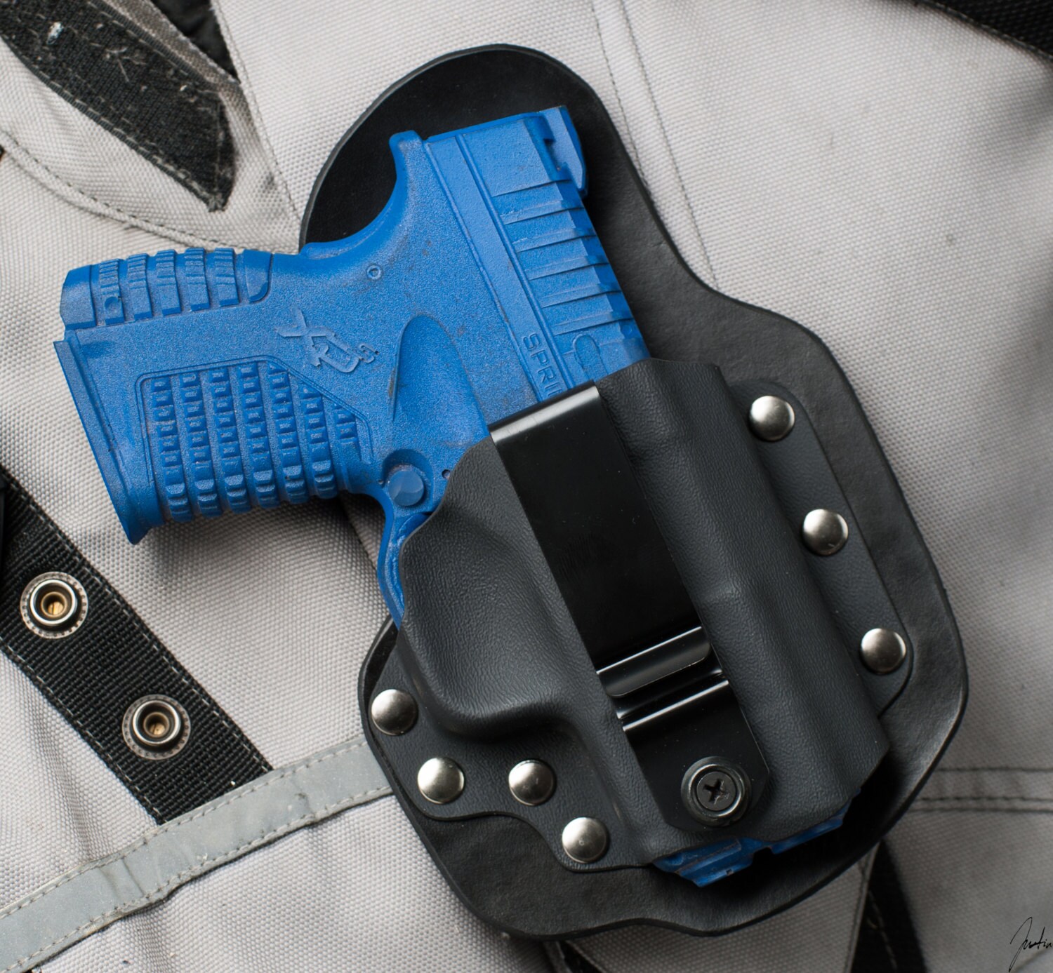 Springfield Armory XDS 45 acp Leather Kydex Gun Holster IWB