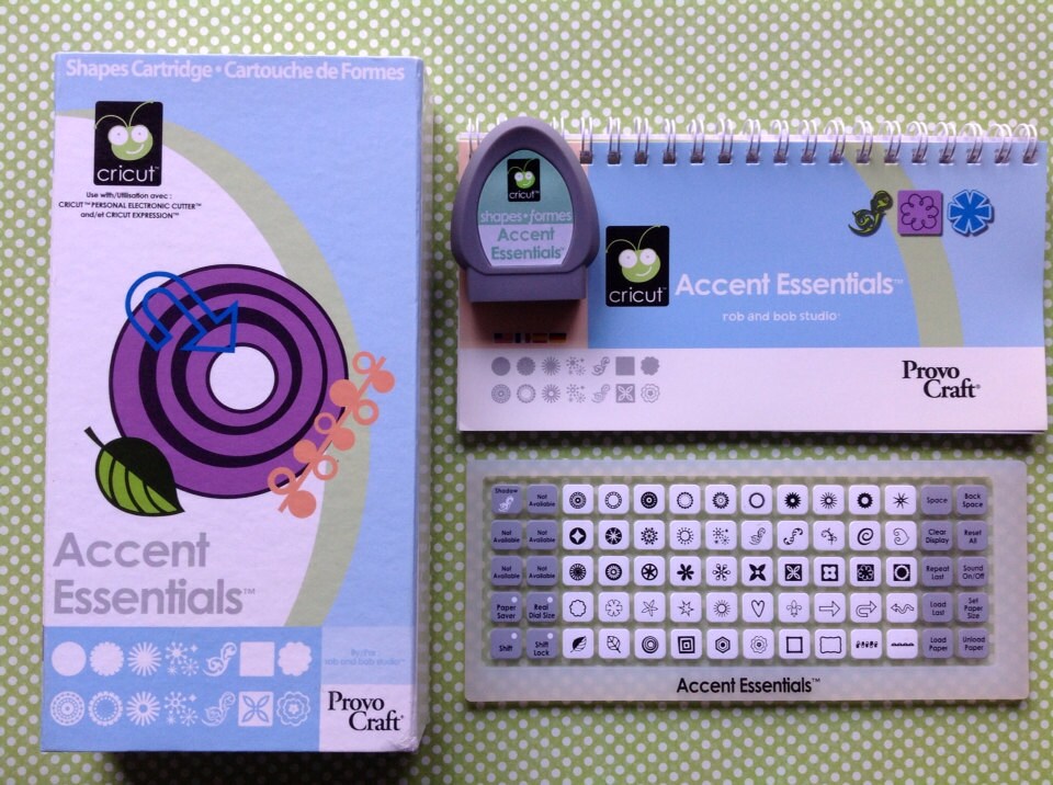 Accent Essentials Cricut cartridge preowned by Sacraftmento