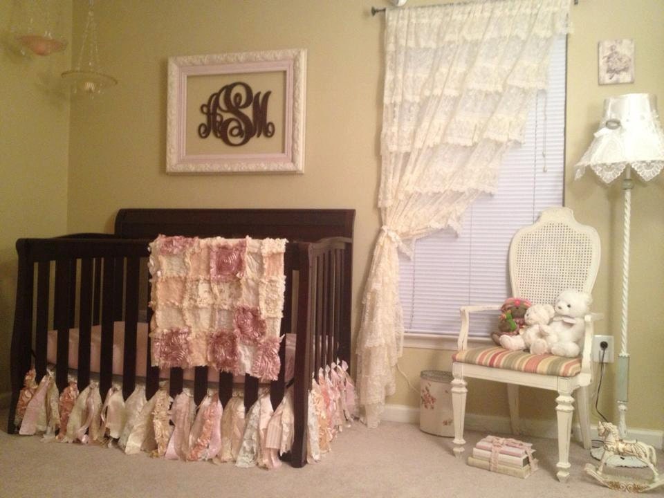Crib Shabby Bed Skirt