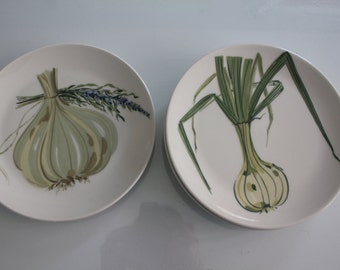 Set of 4 collectible plates by Arabia Finland