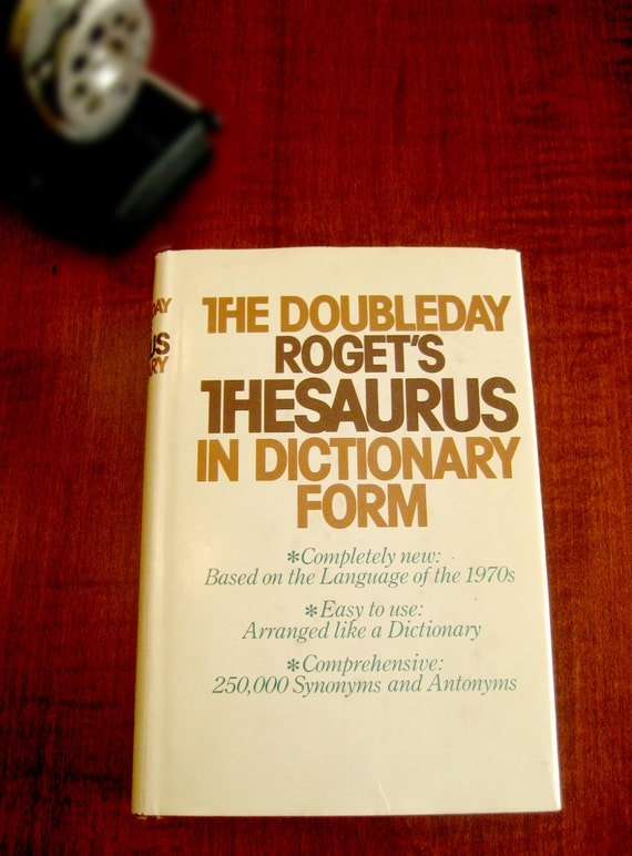 Roget's Thesaurus in Dictionary Form Vintage Reference