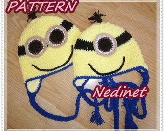 MINIONS knitted JUMPER PATTERN from KraftyKiwis on Etsy Studio